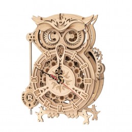 OWL CLOCK - PUZZLE 3D