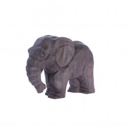 ELEPHANT CAIF IN WOOD