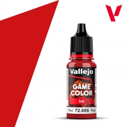 GAME COLOR INK ROJO 18ML.