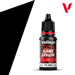 GAME COLOR INK NEGRO 18ML.