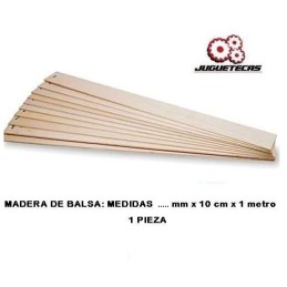 BALSA 3mm x 100mm x 1000mm