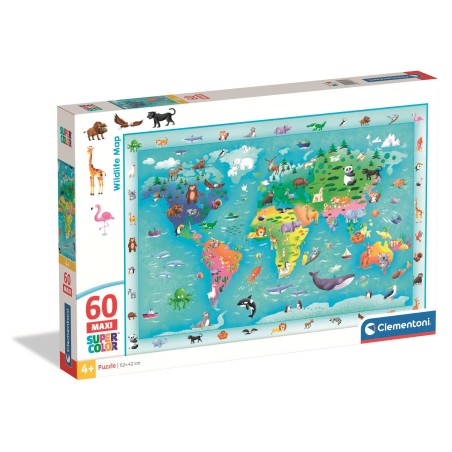 P. 60 MAXI WILDLIFE MAP
